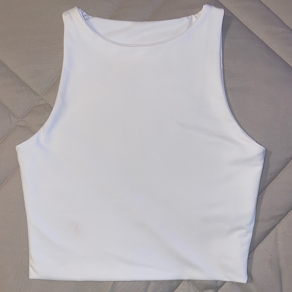 High Neck Crop Top
